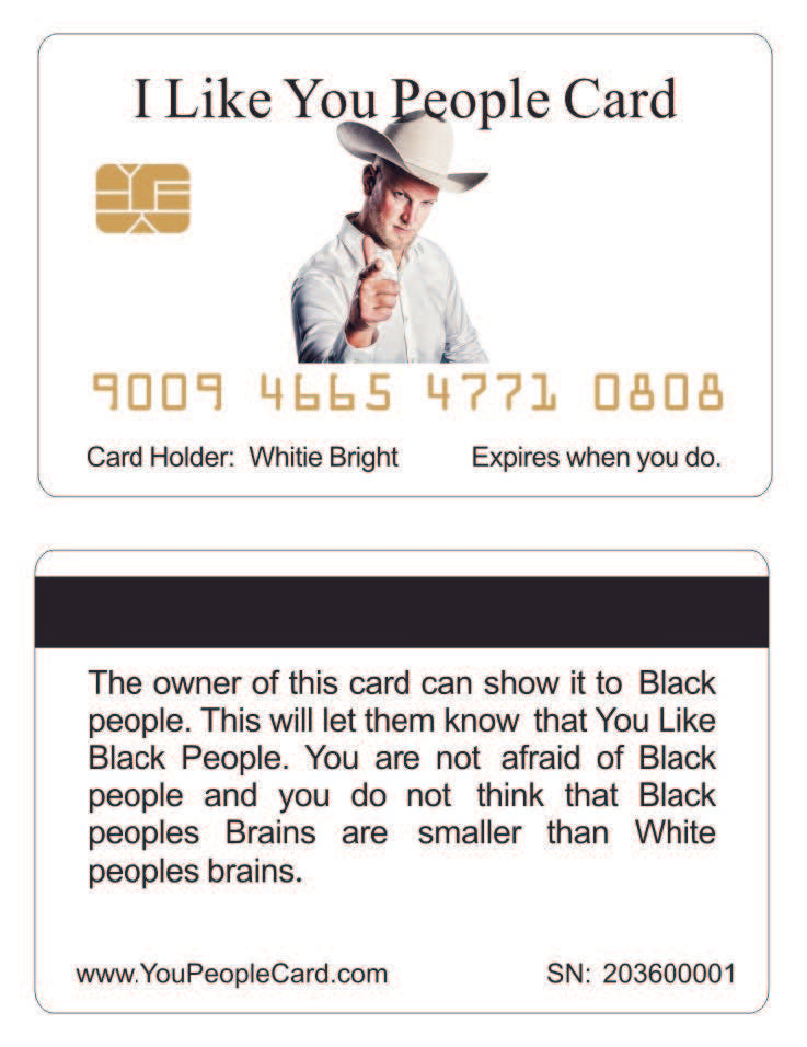 Official I Like You People Card™  (4 PACK) Free Shipping.