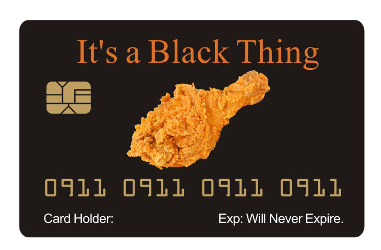 Official It's a Black Thing Card™ (4 PACK) Free Shipping.