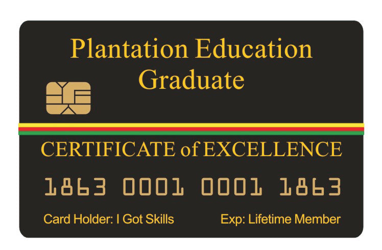 Official Plantation Education Graduate Card (4 PACK) Free Shipping