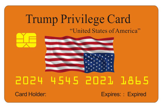 Official Trump Privilege Card™ (4 PACK) Free Shipping..